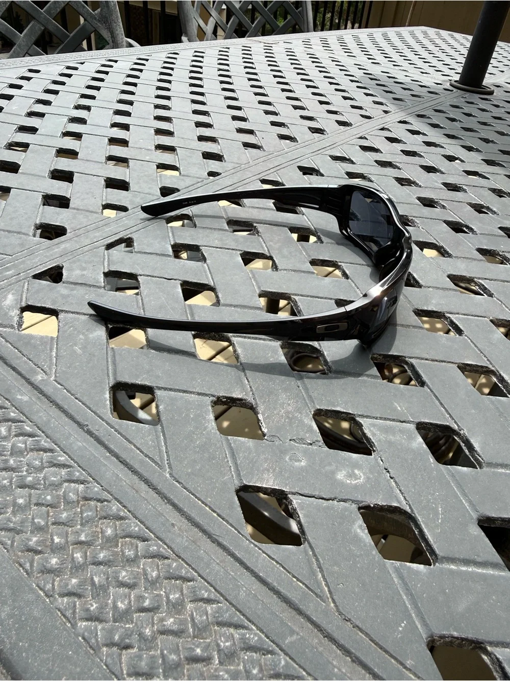 Oakley Black Rectangular Sunglasses